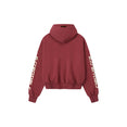 Cropped Relaxed Hoodie (Crimson) Cropped Relaxed Hoodie (Crimson)