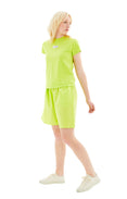 MM6 Cotton Shorts (Neon Green) MM6 Cotton Shorts (Neon Green)