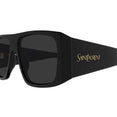Wide Rectangular Sunglasses (Black) Wide Rectangular Sunglasses (Black)