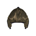 Satin Bomber Jacket (Military/Black) Satin Bomber Jacket (Military/Black)