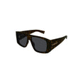 Wide Rectangular Sunglasses (Havana/Grey) Wide Rectangular Sunglasses (Havana/Grey)