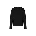 Women's Rib Long Sleeve Top (Vintage Black) Women's Rib Long Sleeve Top (Vintage Black)