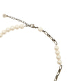 Pearl And Chain Choker (Silver) Pearl And Chain Choker (Silver)