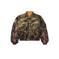 Cargo Bomber Jacket (Green Camouflage) Cargo Bomber Jacket (Green Camouflage)
