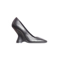 Leather Wedge Pumps (Black) Leather Wedge Pumps (Black)