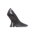 Leather Wedge Pumps (Black) Leather Wedge Pumps (Black)