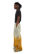 Double Cargo Jumbo Belas Pants (Sky/Orange) Double Cargo Jumbo Belas Pants (Sky/Orange)