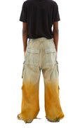 Double Cargo Jumbo Belas Pants (Sky/Orange) Double Cargo Jumbo Belas Pants (Sky/Orange)