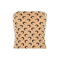 Moon Printed Jersey Tubed Top (Tan) Moon Printed Jersey Tubed Top (Tan)