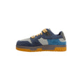 Fuzzy Low Top Sneakers (Grey/Blue) Fuzzy Low Top Sneakers (Grey/Blue)