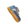 Fuzzy Low Top Sneakers (Grey/Blue) Fuzzy Low Top Sneakers (Grey/Blue)