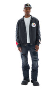 Steelers Bomber Jacket (Black/Black) Steelers Bomber Jacket (Black/Black)