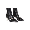 Zip Ankle Black Leather Boot Zip Ankle Black Leather Boot