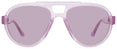 x The Attico Jurgen Sunglasses (Pink/Silver) x The Attico Jurgen Sunglasses (Pink/Silver)
