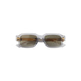 Intrecciato Rectangular Sunglasses (Grey/Green) Intrecciato Rectangular Sunglasses (Grey/Green)