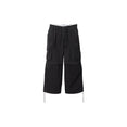 Elastic Mid-Rise Cargo Pants (Jet Black) Elastic Mid-Rise Cargo Pants (Jet Black)