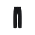 Mid-Rise Trackpants W/Elasticated Waistband (Black) Mid-Rise Trackpants W/Elasticated Waistband (Black)