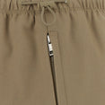 Mid-Rise Mini Logo Elastic Skirt (Warm Taupe) Mid-Rise Mini Logo Elastic Skirt (Warm Taupe)