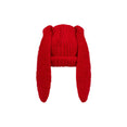 Mohair Chunky Rabbit Beanie (Red) Mohair Chunky Rabbit Beanie (Red)