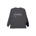 The Greatest Love Of All Long Sleeve T-shirt (Thrashed Black) The Greatest Love Of All Long Sleeve T-shirt (Thrashed Black)