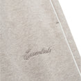 Relaxed Fleece Sweatpants With Piping (Heather Stone/Cloud White) Relaxed Fleece Sweatpants With Piping (Heather Stone/Cloud White)