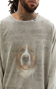 Bleached Long Sleeve T-Shirt (Beige) Bleached Long Sleeve T-Shirt (Beige)
