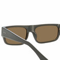 x Dries Van Noten Rectangular Sunglasses (Grey/Brushed Silver/Khaki Green) x Dries Van Noten Rectangular Sunglasses (Grey/Brushed Silver/Khaki Green)