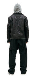 Cropped Leather Jacket (Black) Cropped Leather Jacket (Black)