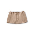 Mid-Rise Mini Logo Elastic Skirt (Warm Taupe) Mid-Rise Mini Logo Elastic Skirt (Warm Taupe)