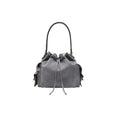 Multipocket Suede Bucket Bag (Cold Grey) Multipocket Suede Bucket Bag (Cold Grey)