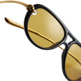Knot Aviator Sunglasses (Black/Yellow) Knot Aviator Sunglasses (Black/Yellow)