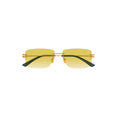 Rectangular Metal Sunglasses (Gold/Yellow) Rectangular Metal Sunglasses (Gold/Yellow)
