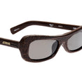 x Jacquemus Capri Сroc-Effect Sunglasses (Brown/Gold) x Jacquemus Capri Сroc-Effect Sunglasses (Brown/Gold)