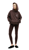 Serif Logo Ribbed Legging (Chocolate) Serif Logo Ribbed Legging (Chocolate)