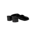 Square-Heeled Mules 55 MM (Black) Square-Heeled Mules 55 MM (Black)