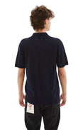 Men's Knitted Polo T-shirt (Navy) Men's Knitted Polo T-shirt (Navy)