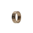 Numerical Ring 6,5mm (Yellow Gold Plating Burattato) Numerical Ring 6,5mm (Yellow Gold Plating Burattato)