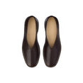 Piped Crepe Slippers (Dark Brown) Piped Crepe Slippers (Dark Brown)