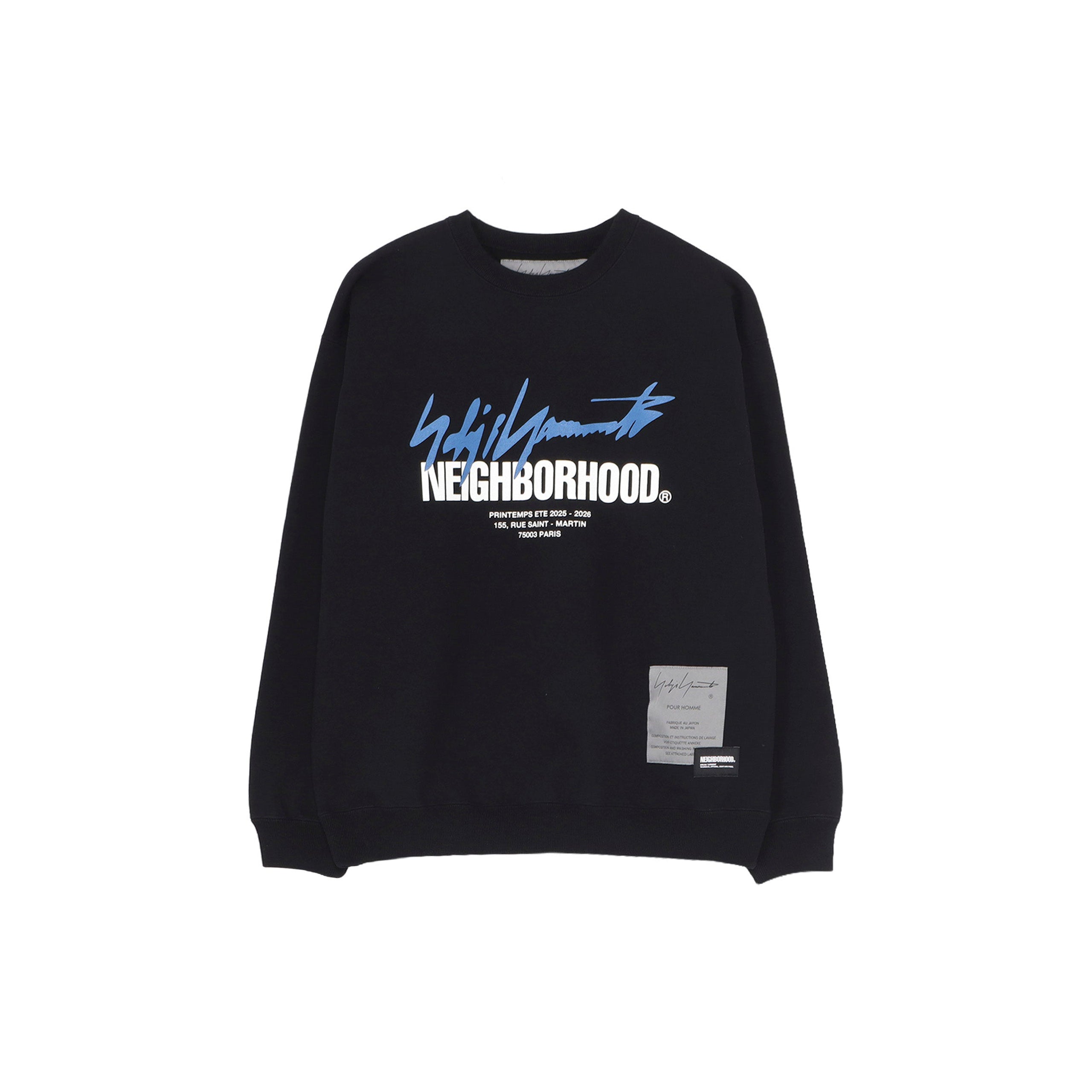 トップス Neighborhood Sweat Shirt LS x Neighborhood Sweat Shirt LS (Black) – tons-shop