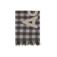 Check Logo Scarf (Brown/Beige) Check Logo Scarf (Brown/Beige)