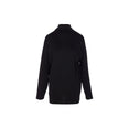 Relaxed Mock Neck T-shirt (Black) Relaxed Mock Neck T-shirt (Black)