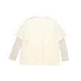 Layered Print T-shirt (Off White) Layered Print T-shirt (Off White)