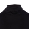 Relaxed Mock Neck T-shirt (Black) Relaxed Mock Neck T-shirt (Black)