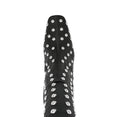 Studded Bridge Stretch Boots (Black/Silver) Studded Bridge Stretch Boots (Black/Silver)