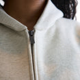 Classic Fit Fleece Zip-Up Hoodie (Heather Stone) Classic Fit Fleece Zip-Up Hoodie (Heather Stone)