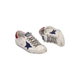 Men's Super Star Sneakers (White/Blue/Red) Men's Super Star Sneakers (White/Blue/Red)