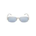 X Linda Farrow Rectangular Sunglasse (Matt Silver/Grey/Silver) X Linda Farrow Rectangular Sunglasse (Matt Silver/Grey/Silver)