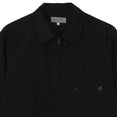 Chain Stitch Zip Opened Shirt (Black) Chain Stitch Zip Opened Shirt (Black)