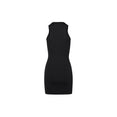 Sleek Rowing Logo-print Mini Dress (Black) Sleek Rowing Logo-print Mini Dress (Black)
