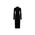 Off Stamp Ribbed Midi Dress (Black) Off Stamp Ribbed Midi Dress (Black)